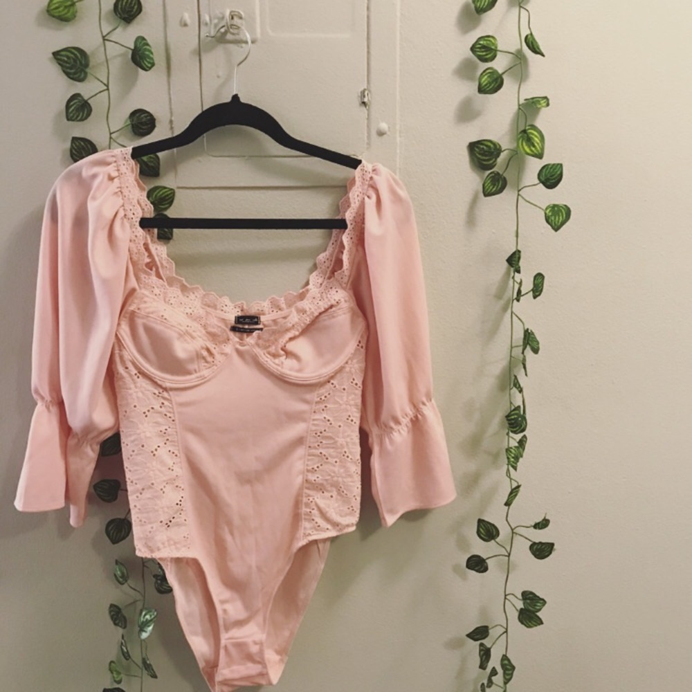 Urban Outfitters Light Pink Body Suit
